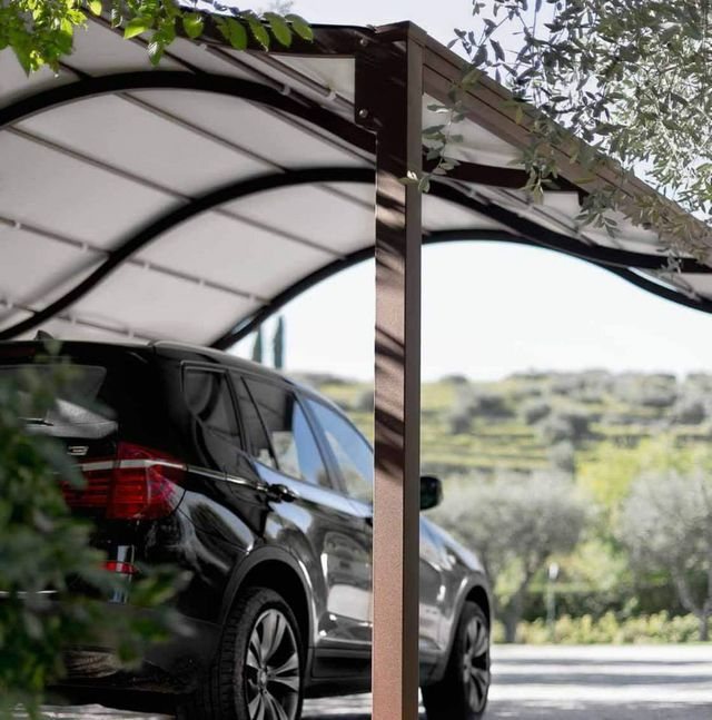 Carport ad arco su misura — Latina e Roma