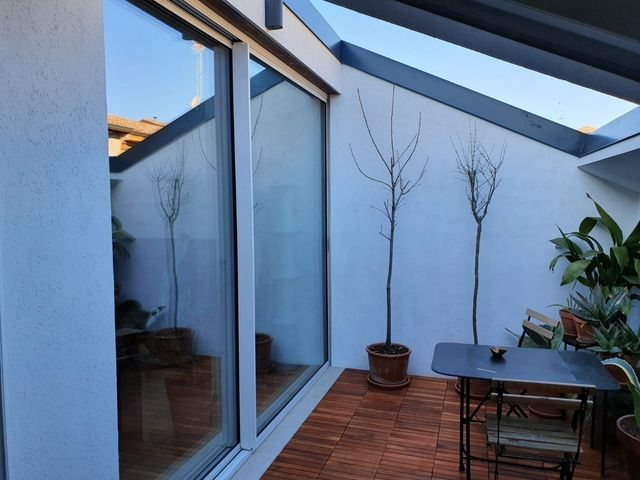 Scorrevole su terrazzo-giardino — Latina e Roma