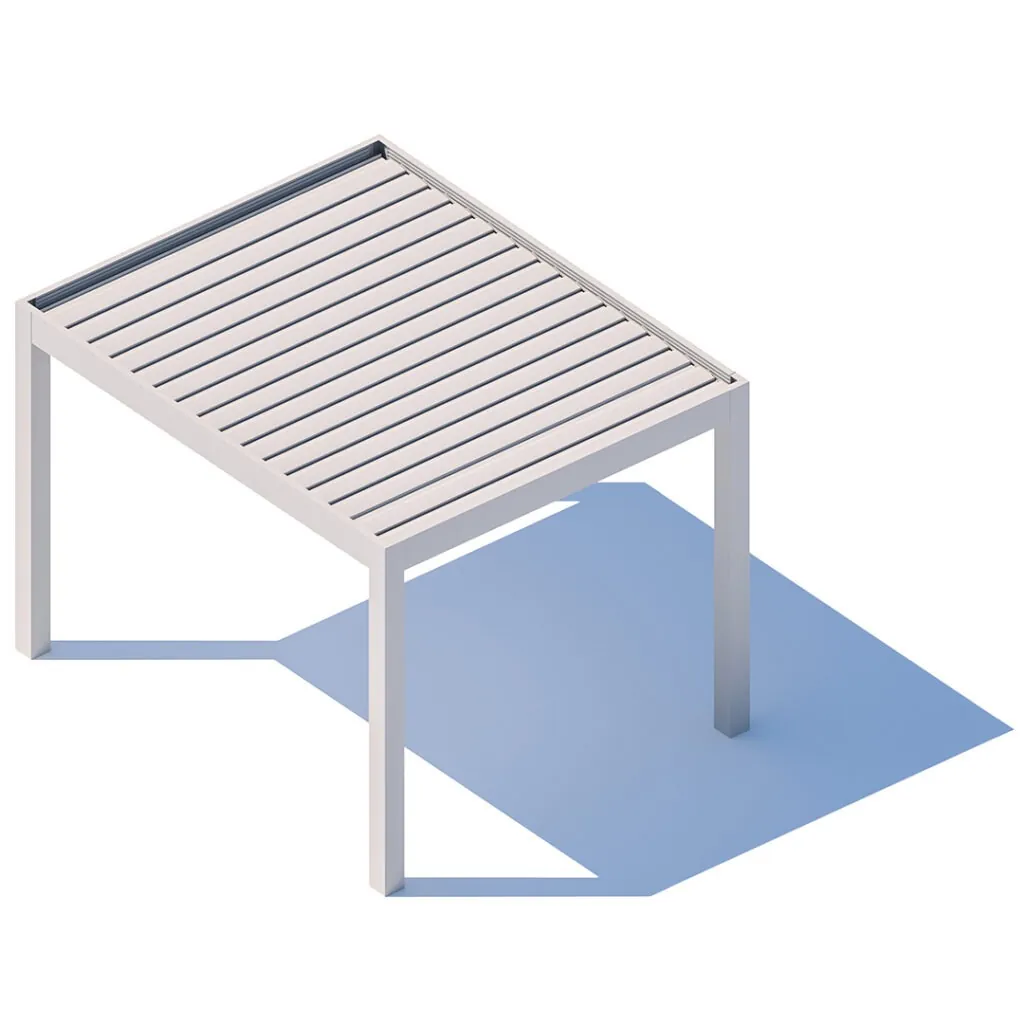 RETRA — pergola bioclimatica retrattile a lamelle motorizzate, Skema Libero Latina e Roma