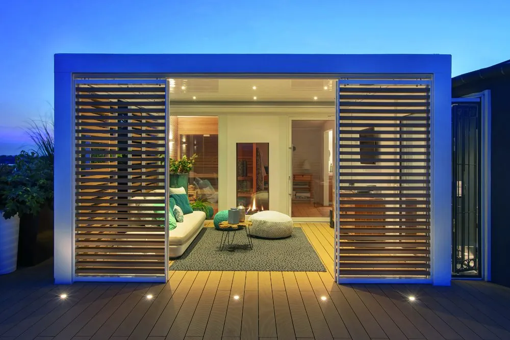Pergospace R640 — Pergola bioclimatica a lamelle orientabili, Skema Libero Latina e Roma