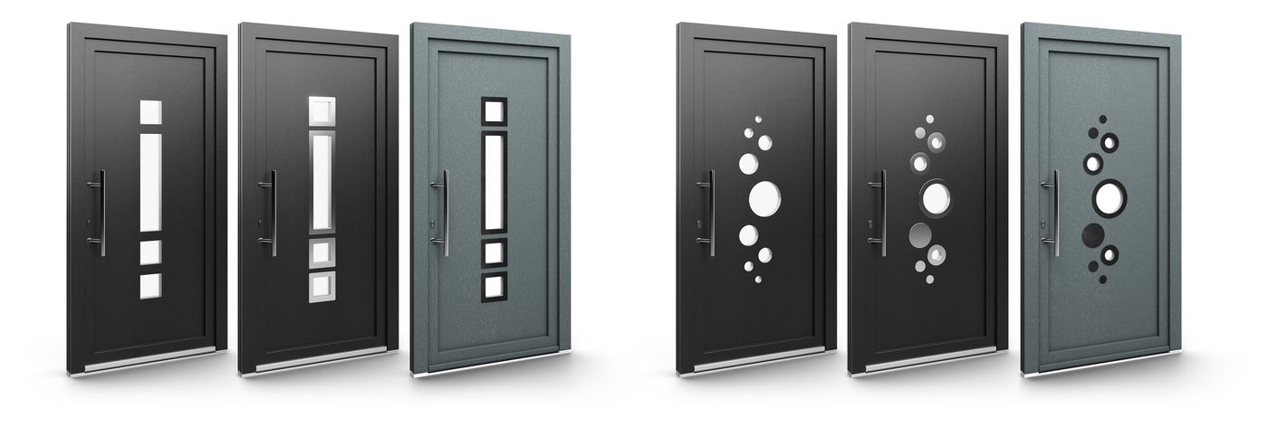 Portoncino d'ingresso PVC - pannello EkoLine — Portoncino d'ingresso in PVC, Skema Libero Latina e Roma