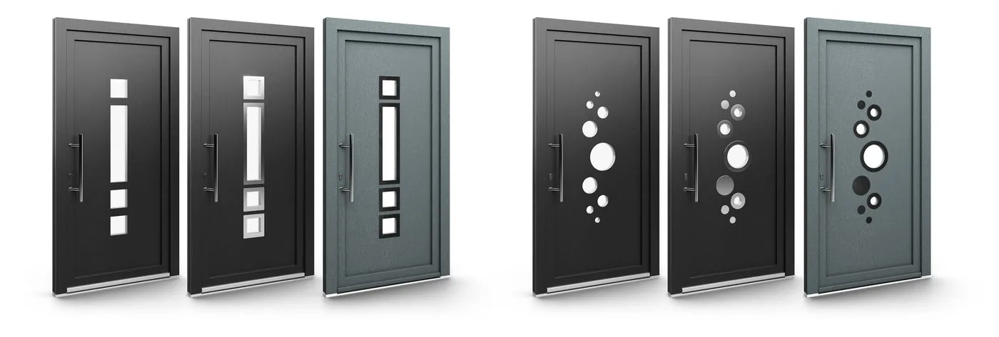 Portoncino d'ingresso PVC - pannello EkoLine — Portoncino d'ingresso in PVC, Skema Libero Latina e Roma