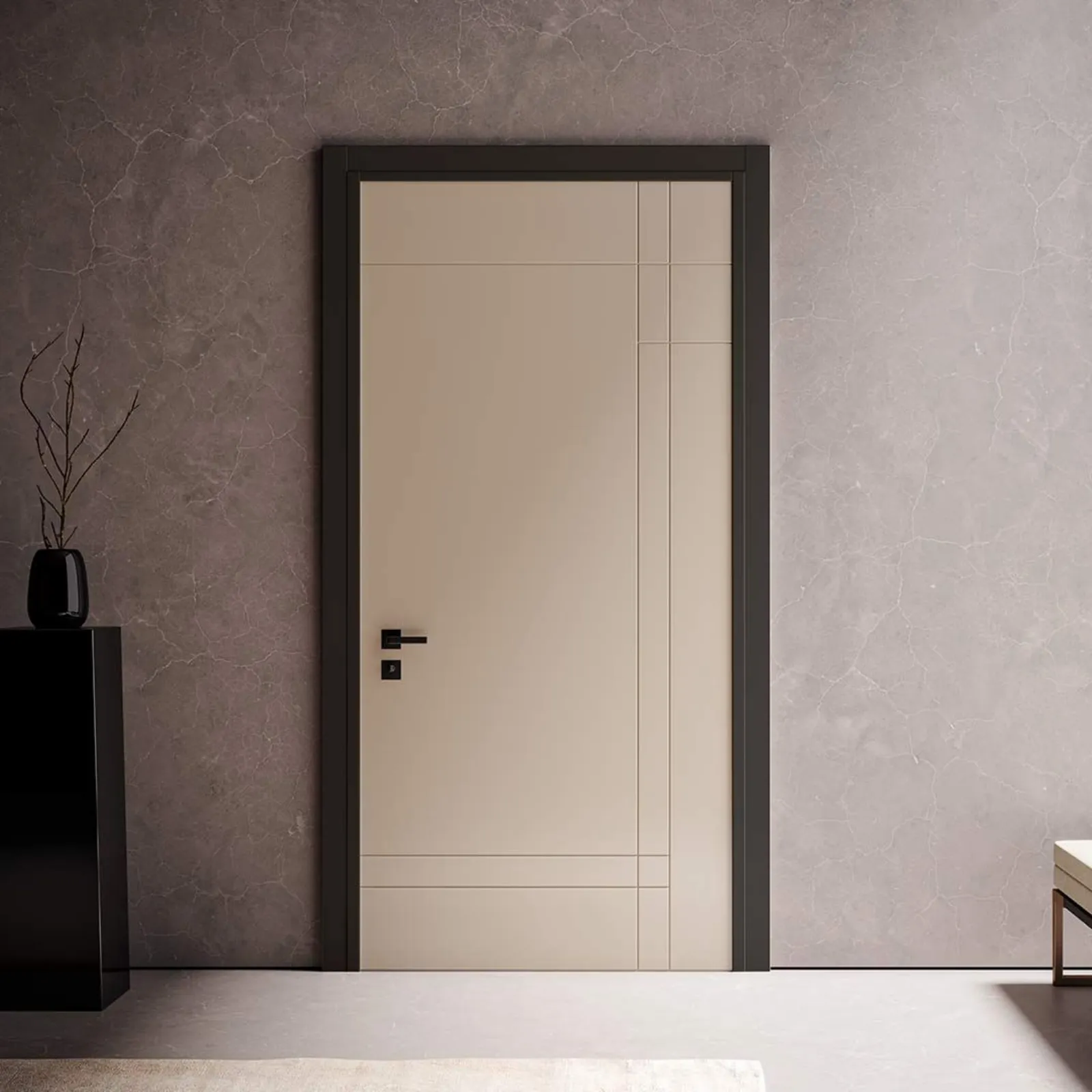 Mimetic — Porta blindata a filo muro, Skema Libero Latina e Roma