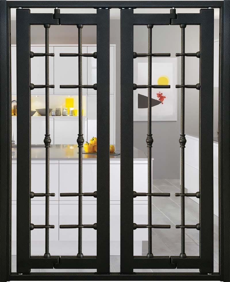 Gretha 180 — Grata di sicurezza a snodo, apertura 180°, Skema Libero Latina e Roma