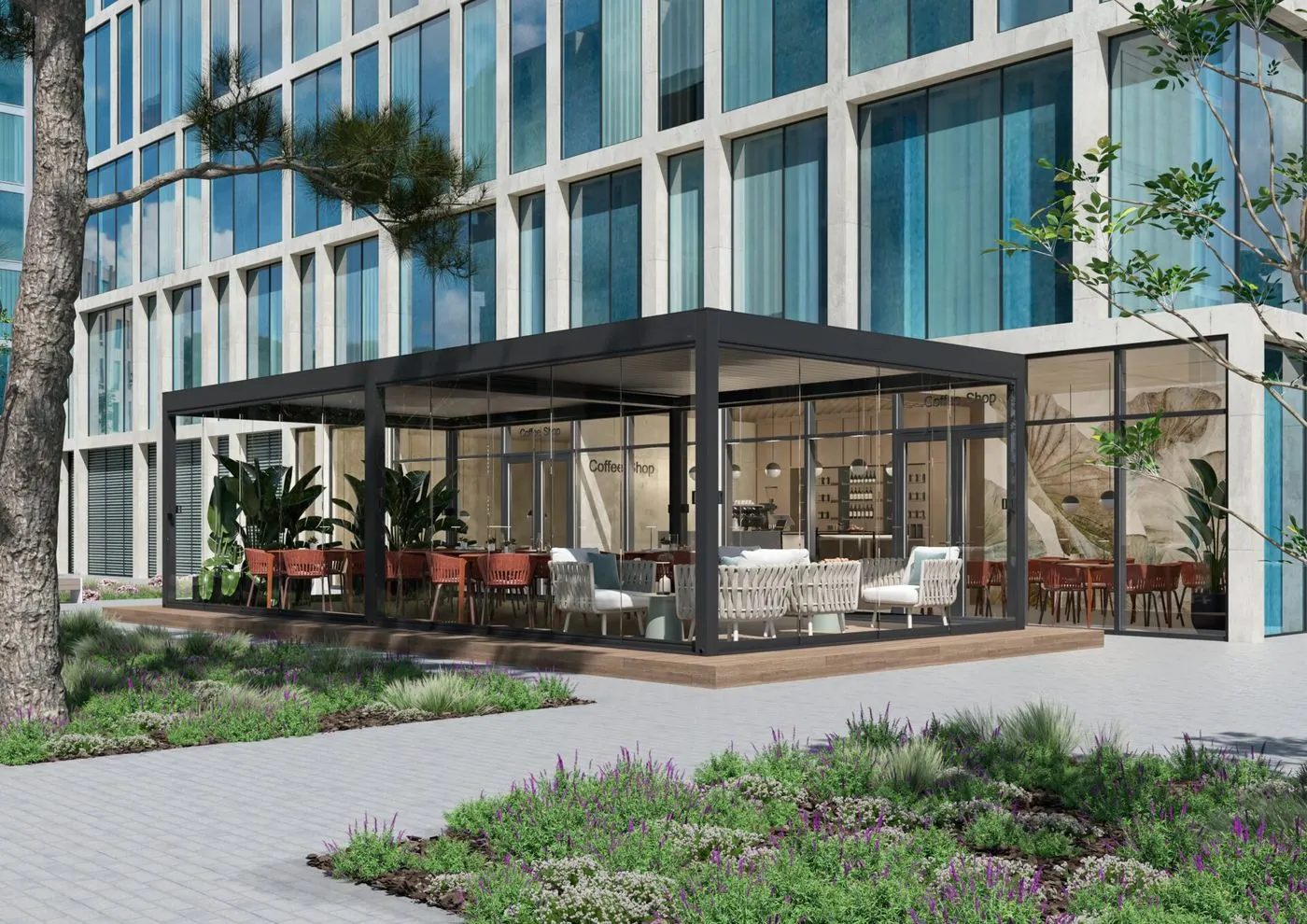 Kedry Neos — pergola bioclimatica a lamelle orientabili, Skema Libero Latina e Roma