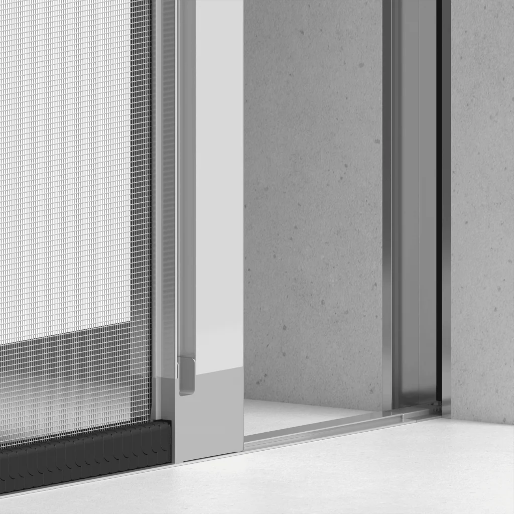 78 Verticale / 50 Verticale (Linea Incasso) — zanzariera a incasso/scomparsa per finestre e portefinestre, Skema Libero Latina e Roma