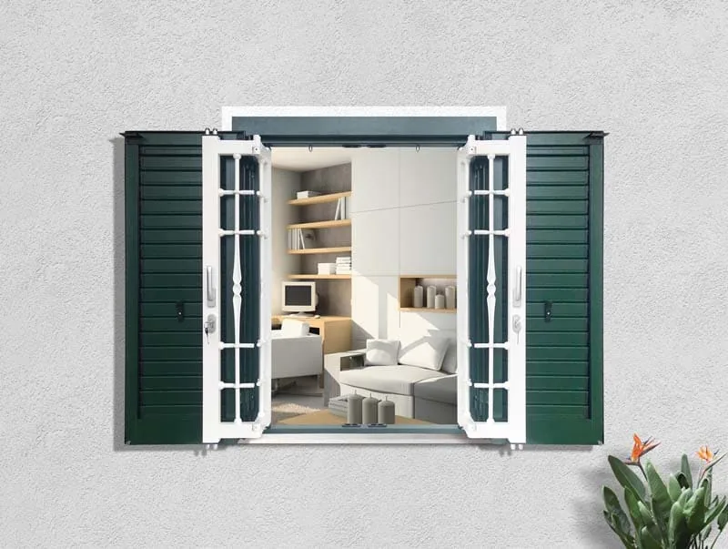 DUO GRETHA ALLUMINIO, sistema combinato